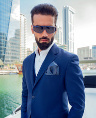 Ocean Blue Cashmere Wool 3-Piece Suit - Image 4