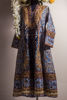 Pakistani Blue Marrori & Aari Embroidered Silk Jacket (2-Piece) - Image 2