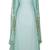 Pakistani Baby Blue Zari Embroidered Georgette Kaftan (1-Pc) - Image 2