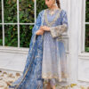Blue Zari Karandi Kalidaar Dress (3-Piece) - Image 2