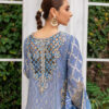 Blue Zari Karandi Kalidaar Dress (3-Piece) - Image 3