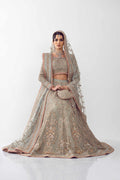 Pakistani Ice Blue Zardozi Net Lehenga Choli (3-Piece) - Image 7