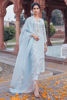 Sky Blue Mirror Work Georgette Salwar Kameez (3-Piece) - Image 2