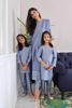 Pakistani Ice Blue Pearl & Zari Raw Silk Salwar Kameez (3-Piece) - Image 4