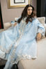 Pakistani Sky Blue Embellished Raw Silk Salwar Kameez (3-Piece) - Image 5