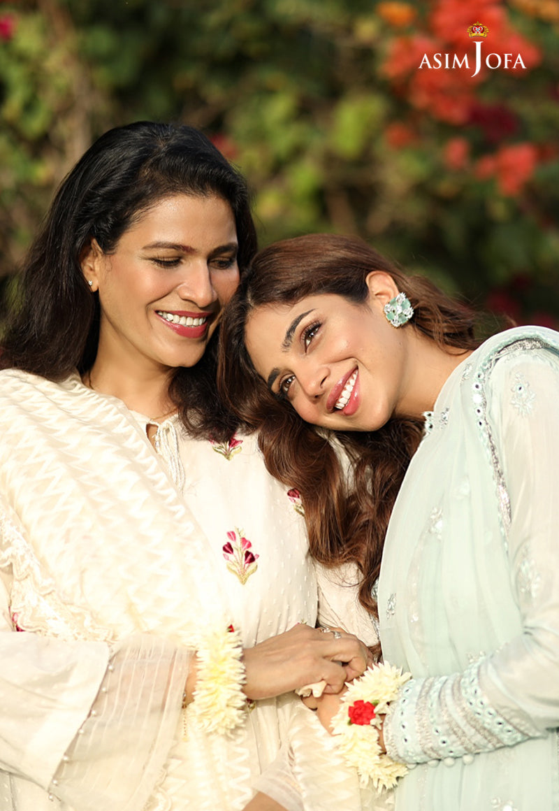 Ice Blue Embroidered Silk 3-Piece Suit - Image 5