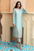 Pakistani Blue Swarovski & Beckti Work Tissue Kameez (2-Piece) - Image 2