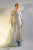 Powder Blue Zardozi Pure Tissue Salwar Kameez (3-Piece) - Image 7