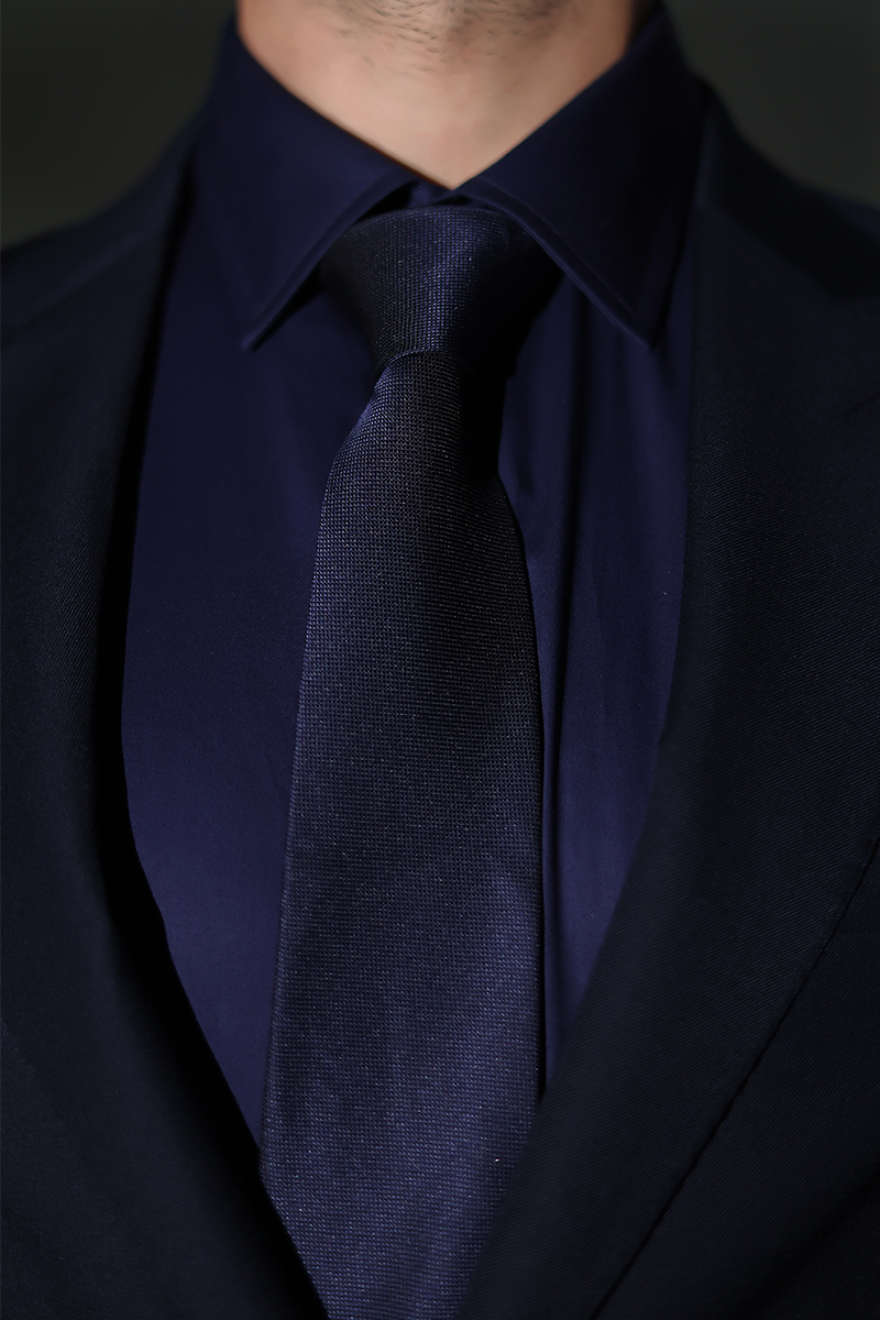 Ink Blue Premium Suiting Two-Piece Groom Suit (2-Piece) - Image 4