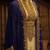 Pakistani Blue Zari Embroidered Georgette Kaftan (1-Pc) - Image 3