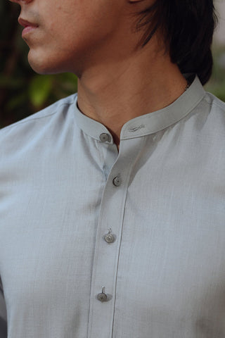 Sky Blue Poly Viscose Kurta Trouser (2-Piece) - Image 6