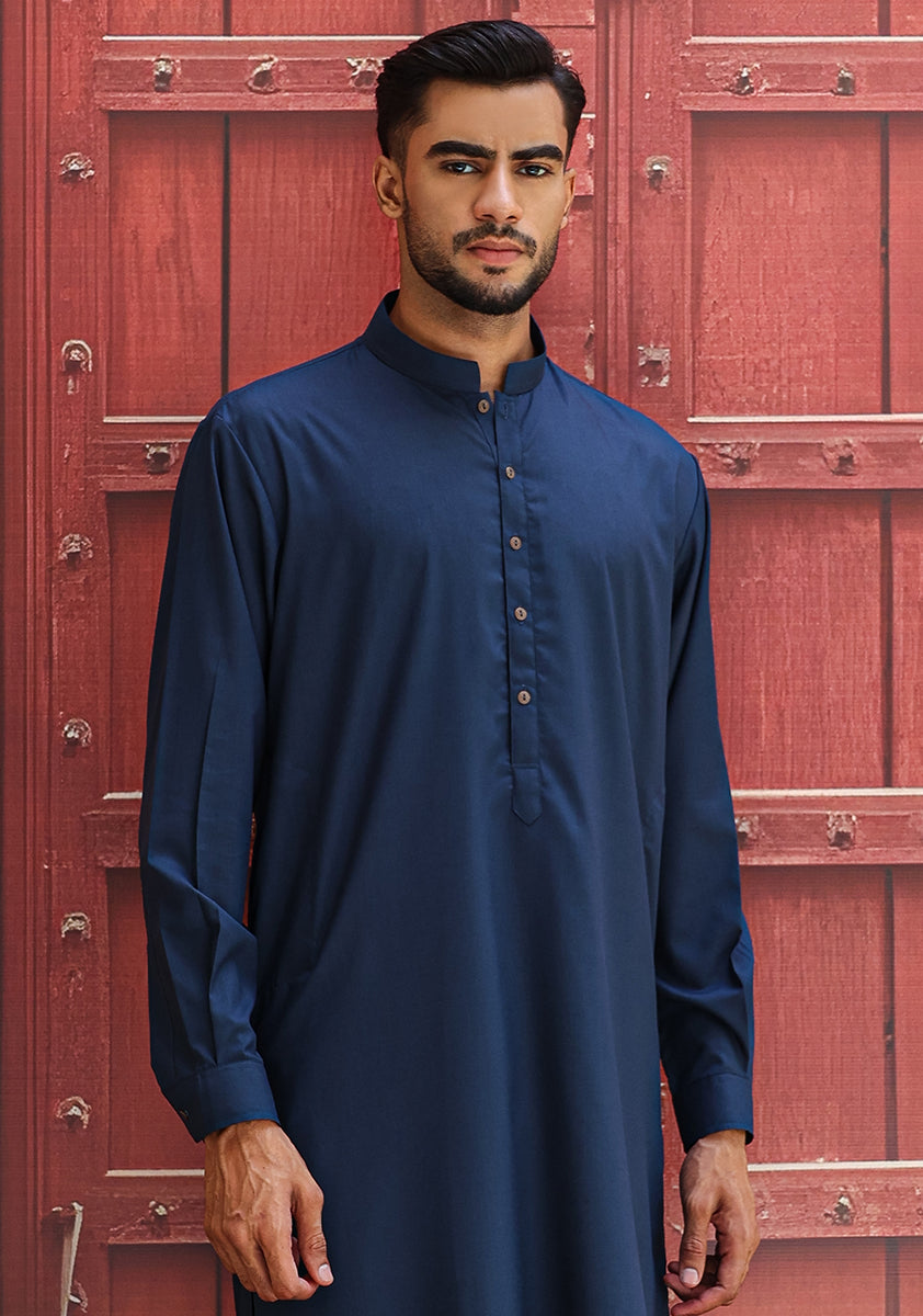 Moonlit Ocean Poly Viscose Shalwar Kameez (2-Piece) - Image 3