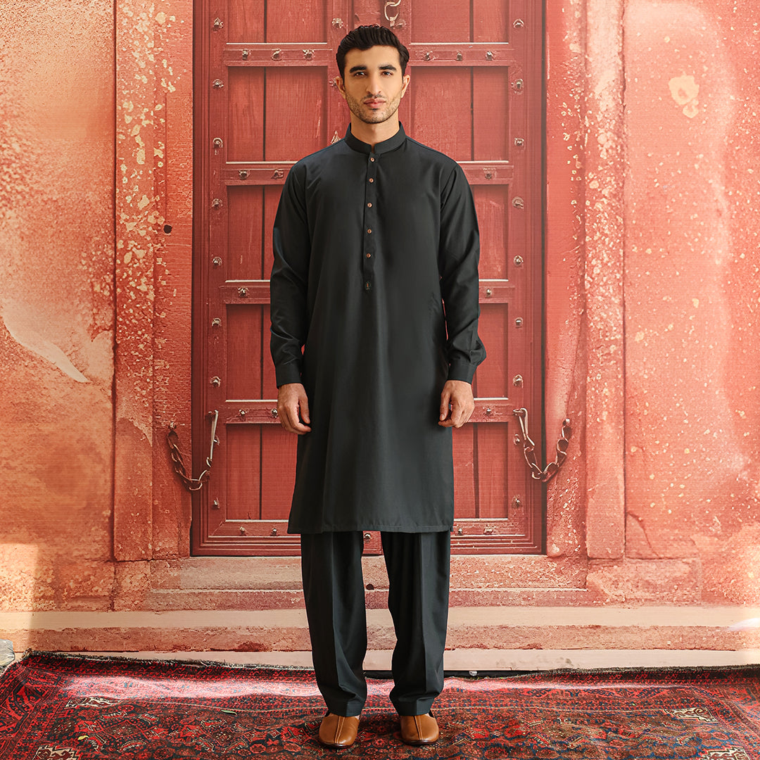 Reflecting Pond Poly Viscose Shalwar Kameez (2-Piece) - Image 1
