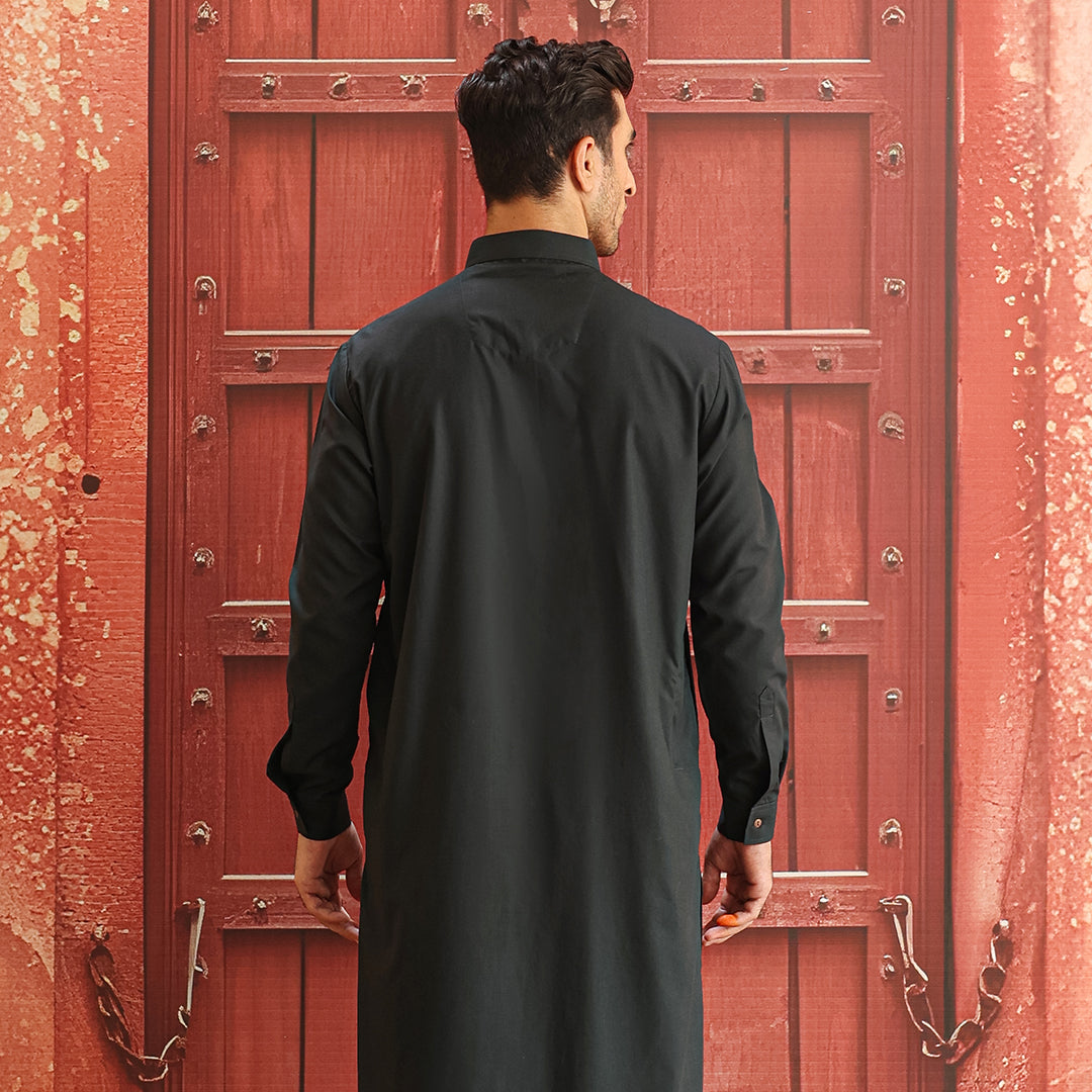 Reflecting Pond Poly Viscose Shalwar Kameez (2-Piece) - Image 3