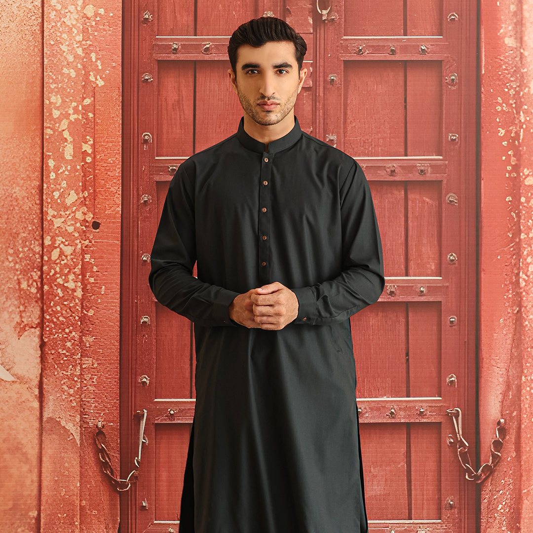 Reflecting Pond Poly Viscose Shalwar Kameez (2-Piece) - Image 4