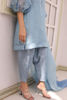 Pakistani Powder Blue Embroidered Korean Silk Salwar Kameez (3-Piece) - Image 7