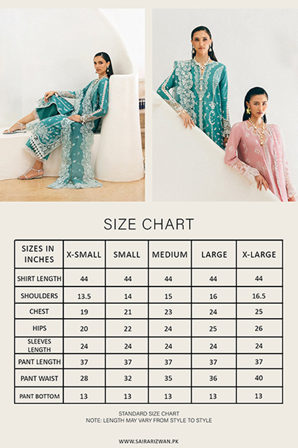 Ice Blue Embroidered Lawn & Organza Salwar Kameez (3-Piece) - Image 7