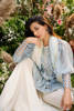 Baby Blue Embroidered Organza Jacket 3-Piece - Image 6