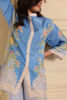 Blue Printed Korean Raw Silk Salwar Kameez (2-Piece) - Image 7