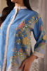 Blue Printed Korean Raw Silk Salwar Kameez (2-Piece) - Image 9