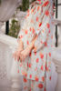 Sky Blue Floral Raw Silk Salwar Kameez (2-Piece) - Image 5
