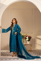 Aegean Zardozi Raw Silk Salwar Kameez (3-Piece) - Image 4