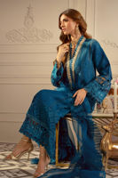 Aegean Zardozi Raw Silk Salwar Kameez (3-Piece) - Image 5