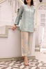 Powder Blue Printed Silk Salwar Kameez (2-Piece) - Image 3