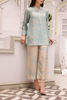 Powder Blue Printed Silk Salwar Kameez (2-Piece) - Image 5