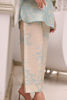 Powder Blue Printed Silk Salwar Kameez (2-Piece) - Image 7