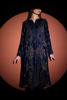 Zinc Blue Screen-Printed Velvet Salwar Kameez (2-Piece) - Image 6
