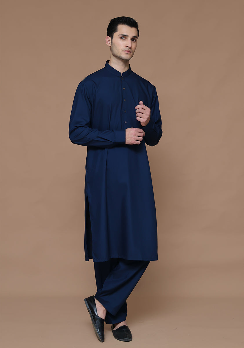 Moonlit Ocean Poly Viscose Shalwar Kameez (2-Piece) - Image 1