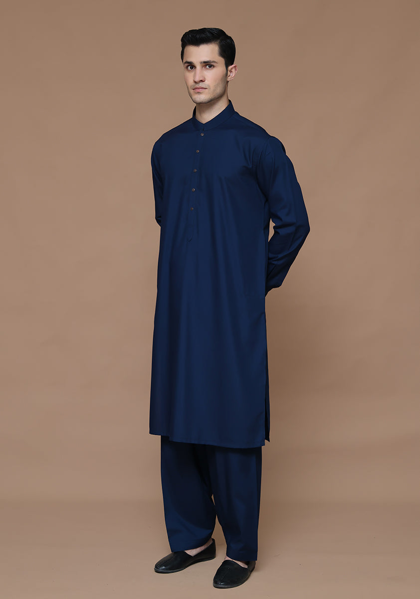 Moonlit Ocean Poly Viscose Shalwar Kameez (2-Piece) - Image 2