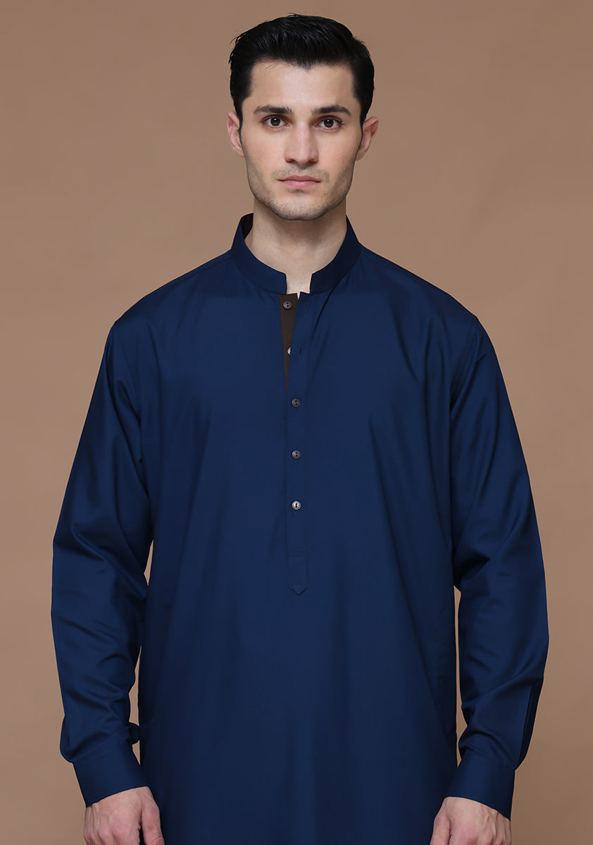 Moonlit Ocean Poly Viscose Shalwar Kameez (2-Piece) - Image 4