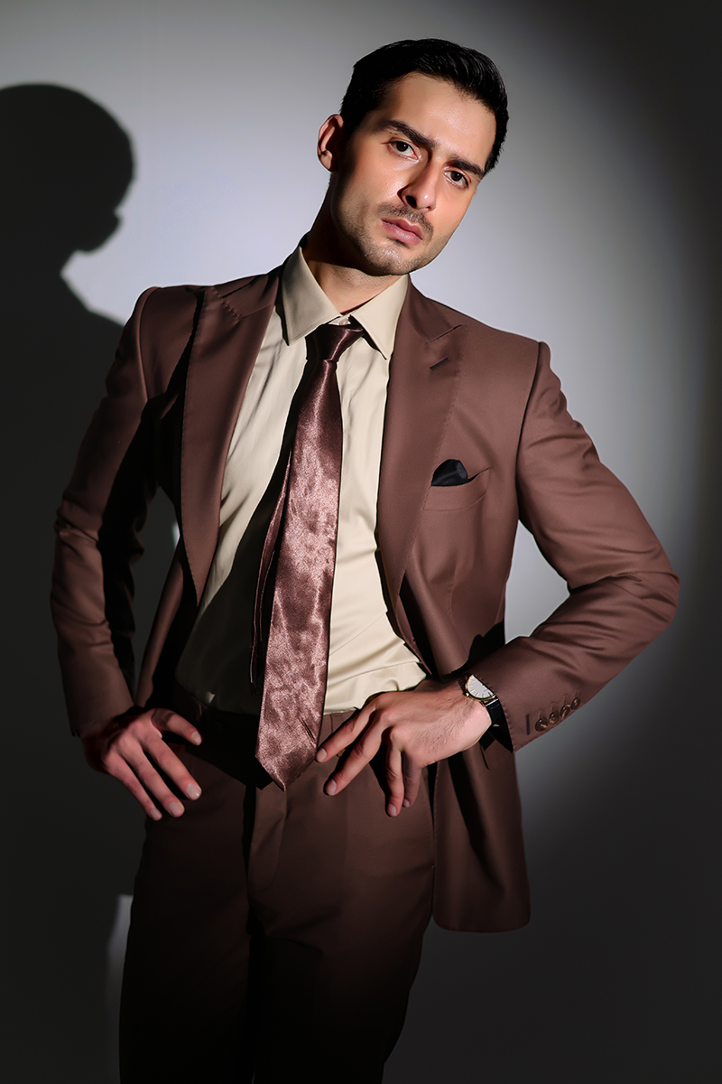 Rich Brown Premium Suiting Tuxedo (2-Piece) - Image 2