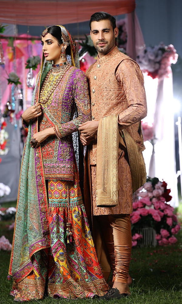 Burnt Sienna Embroidered Silk-Blend Waistcoat Kurta (3-Piece) - Image 7