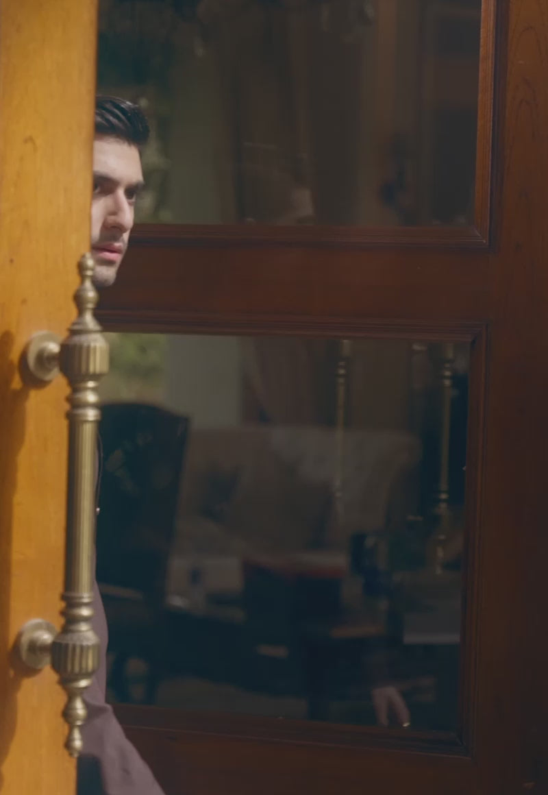 Dark Brown Blended Fabric Shalwar Kameez (2-Piece) - Image 3