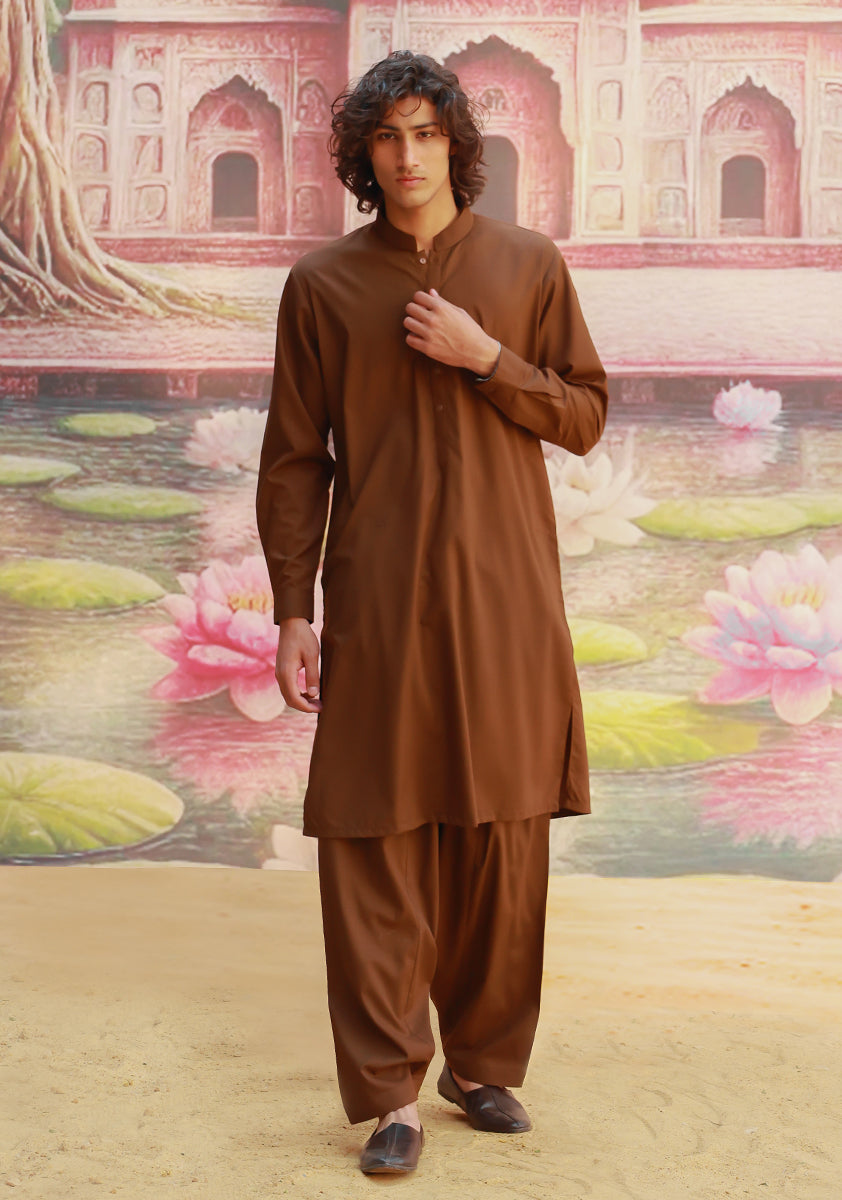 Desert Palm Poly Viscose Classic Fit Shalwar Kameez (2-Piece) - Image 4