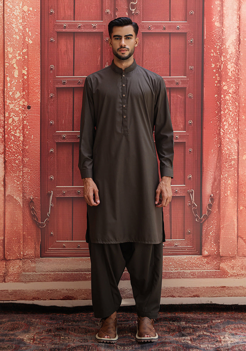 Rosin Poly Viscose Slim Fit Shalwar Kameez (2-Piece) - Image 4