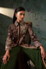 Chocolate Brown Embellished Silk-Blend Jacket (2-Piece) - Image 7