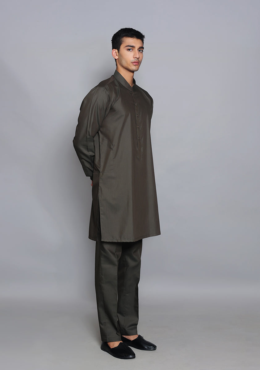 Tarmac Poly Viscose Slim Fit Kurta Pajama (2-Piece) - Image 2
