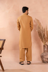 Copper Dust Poly-Viscose Shalwar Kameez (2-Piece) - Image 3