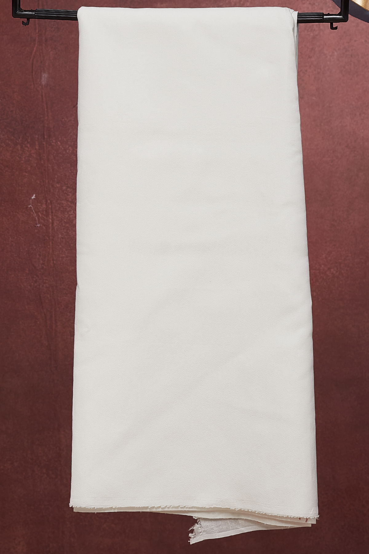 Light Cream Resham Embroidered Raw Silk Prince Coat (2-Piece) - Image 6