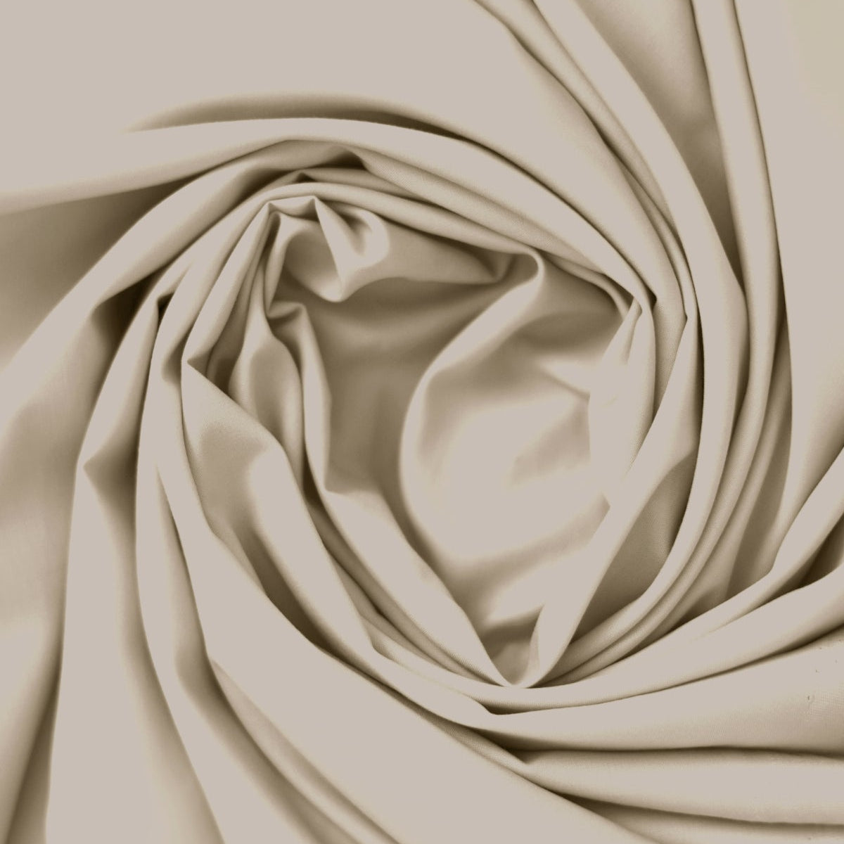 Cream Plain Blended Fabric Kameez Shalwar (2-Piece) - Image 5