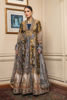 Antique Gold Embroidered Silk Bridal Gown (2-Piece) - Image 2