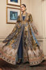 Antique Gold Embroidered Silk Bridal Gown (2-Piece) - Image 4