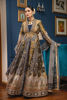 Antique Gold Embroidered Silk Bridal Gown (2-Piece) - Image 8