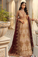 Pakistani Gold Zardozi Tissue Gown (2-Piece) - Image 2