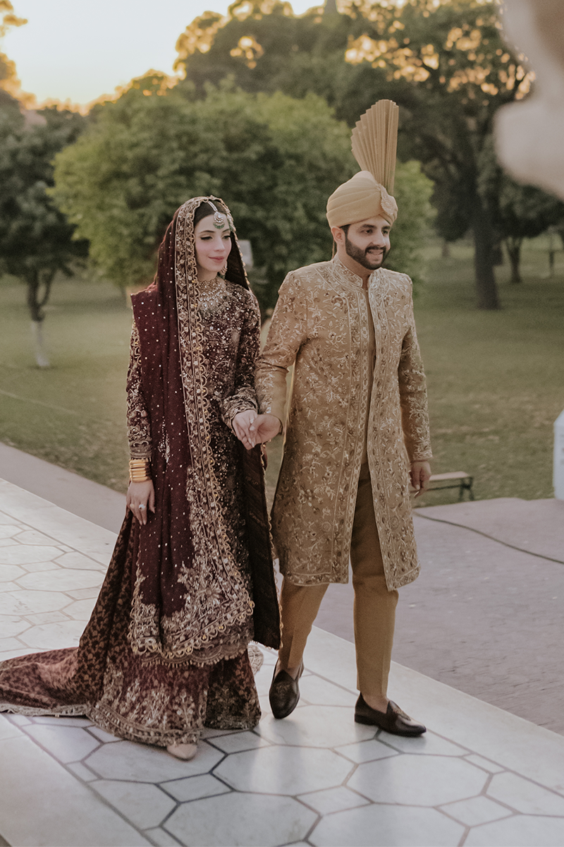 Gold Adda Work Serona Groom Sherwani (2-Piece) - Image 5