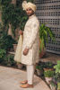 Dull Gold Embroidered Silk-Blend Sherwani (4-Piece) - Image 3